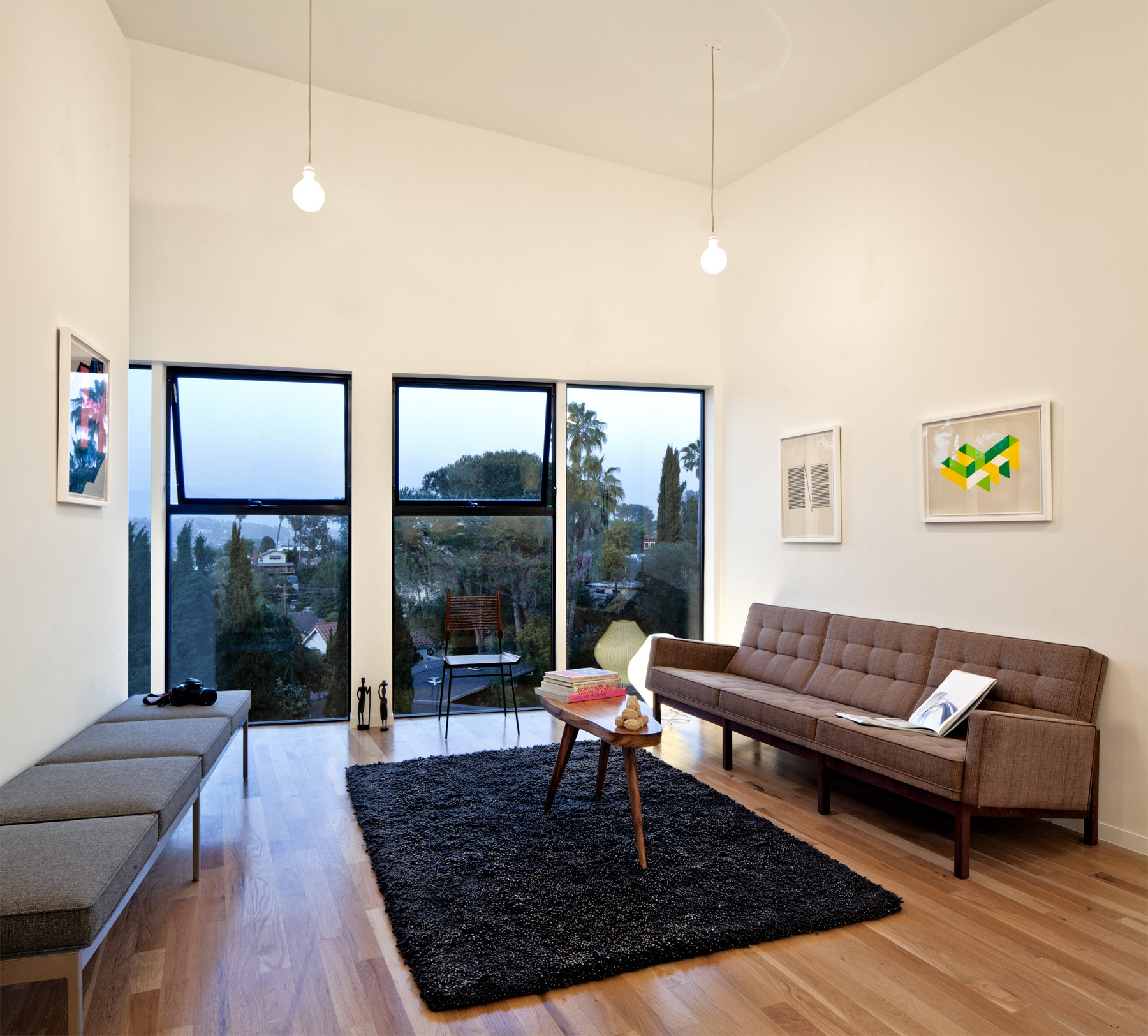 A Single Space Living Area Helps This Compact Home To Feel Spacious